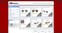 Desktop Screenshot of aosunglasses.com